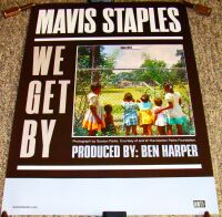 MAVIS STAPLES STUNNING U.K. RECORD COMPANY PROMO POSTER 'WE GET BY' ALBUM 2019