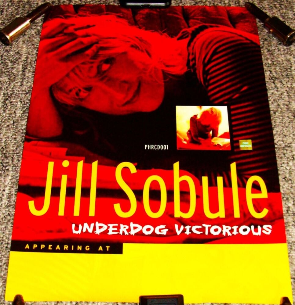 JILL SOBLUE U.K. 'UNDERDOG VICTORIOUS' ALBUM & TOUR BLANK POSTER POSTER IN 