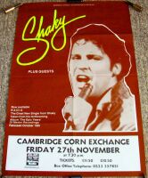 SHAKIN' STEVENS CONCERT POSTER FRIDAY 27th NOVEMBER 1992 CAMBRIDGE CORN EXCHANGE