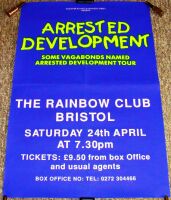 ARRESTED DEVELOPMENT CONCERT POSTER SAT 24th APRIL 1993 RAINBOW CLUB BRISTOL UK