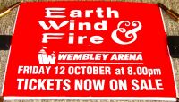 EARTH WIND & FIRE SUPERB CONCERT POSTER FRIDAY 12th OCTOBER 1990 WEMBLEY ARENA