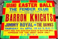 THE BARRON KNIGHTS FABULOUS RARE CONCERT POSTER THUR 11th APRIL 1963 KENTON U.K.