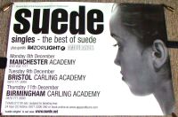 SUEDE RAZORLIGHT AMBULANCE STUNNING AND RARE U.K. CONCERTS TOUR POSTER FOR 2003