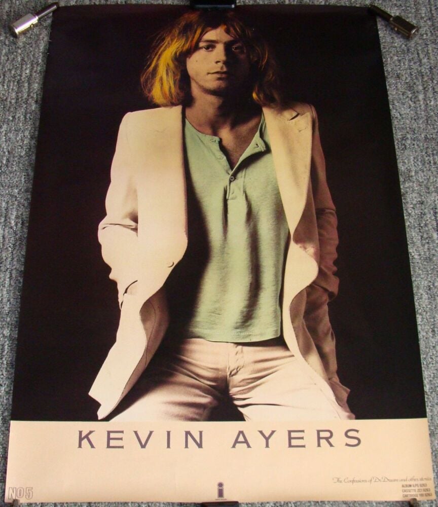 SOFT MACHINE KEVIN AYERS SUPERB U.K. REC COM PROMO POSTER 'DR. DREAM' ALBUM