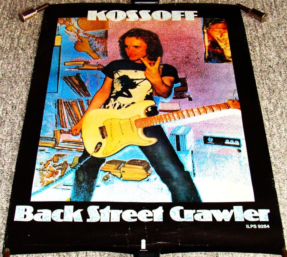 FREE BACK STREET CRAWLER U.K. RECORD COMPANY PROMO POSTER 'KOSSOFF' ALBUM 1