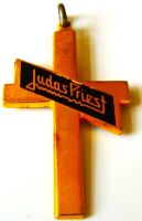 JUDAS PRIEST ABSOLUTELY STUNNING RARE U.K. ISSUE SOLID METAL PENDANT LATE 1970's