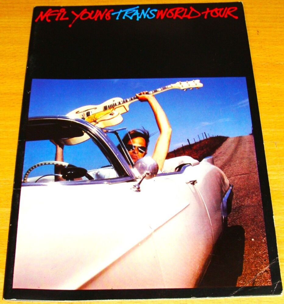 NEIL YOUNG REALLY FABULOUS AND RARE TRANSWORLD CONCERT TOUR PROGRAMME FROM 