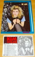 KIM WILDE STUNNING AND RARE U.K. CONCERT TOUR PROGRAMME AND CONCERTS FLYER 1982