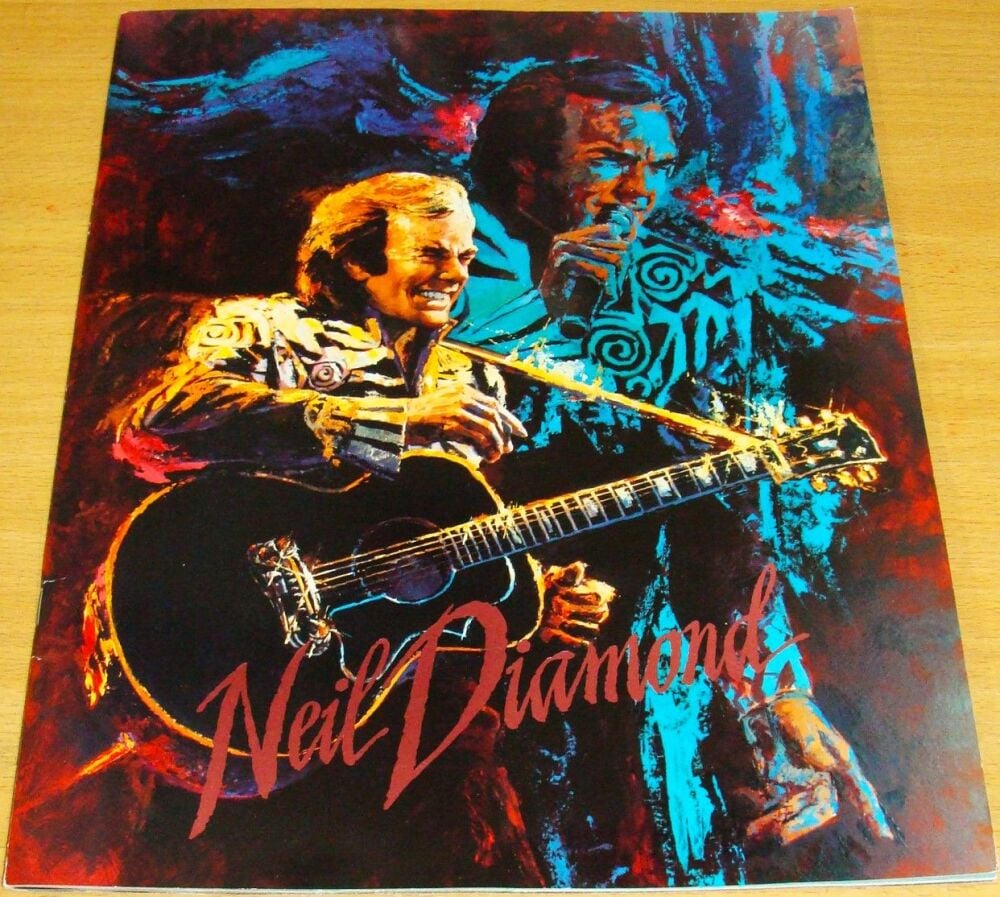 NEIL DIAMOND REALLY FABULOUS RARE 'LOVESCAPE' U.K. CONCERT TOUR PROGRAMME 1