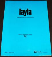 ERIC CLAPTON DEREK AND THE DOMINOES REALLY SUPERB U.K. SHEET MUSIC 'LAYLA' 1970