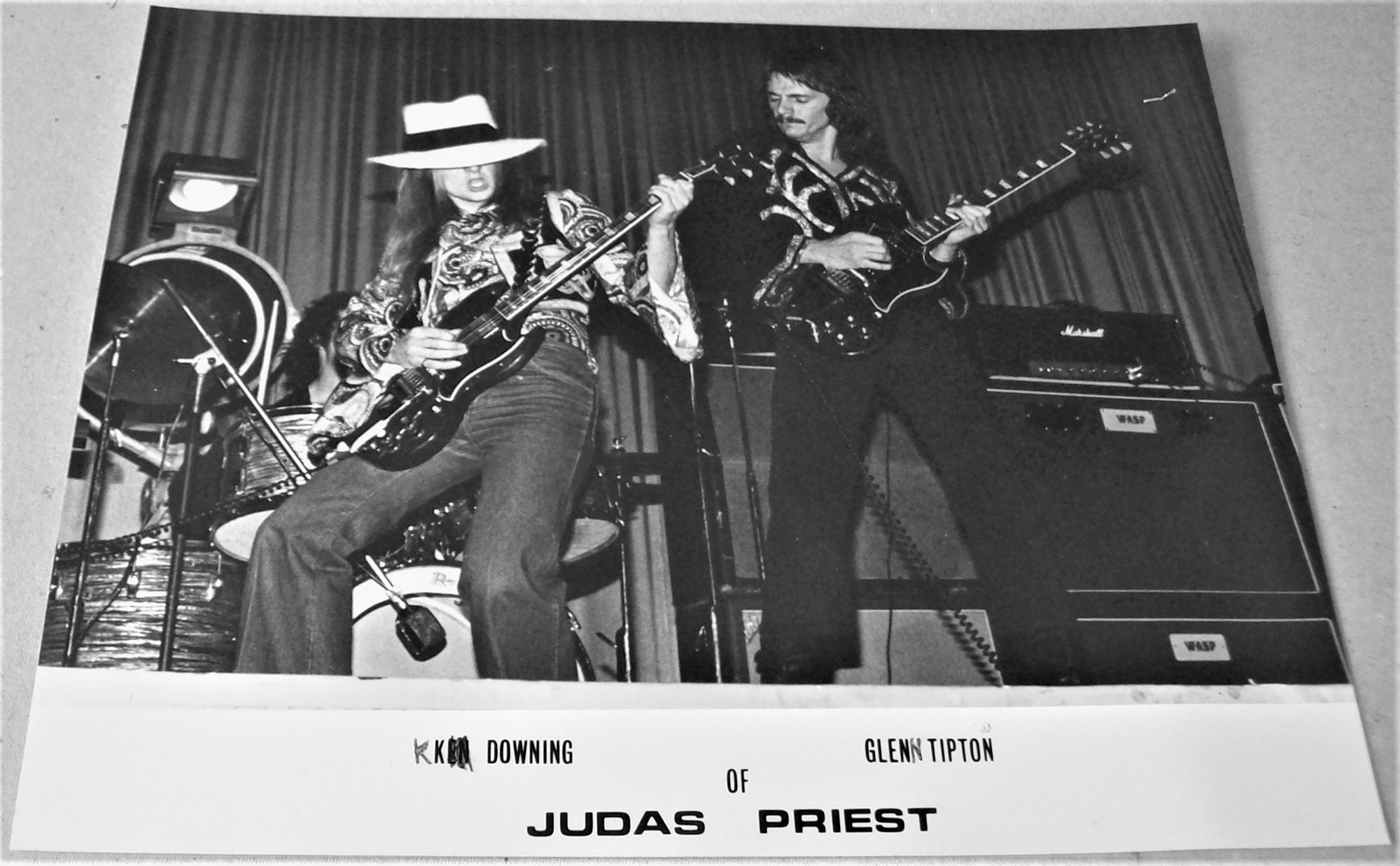 JUDAS PRIEST U.K. RECORD COMPANY PROMO PHOTOGRAPH 1975.JPG