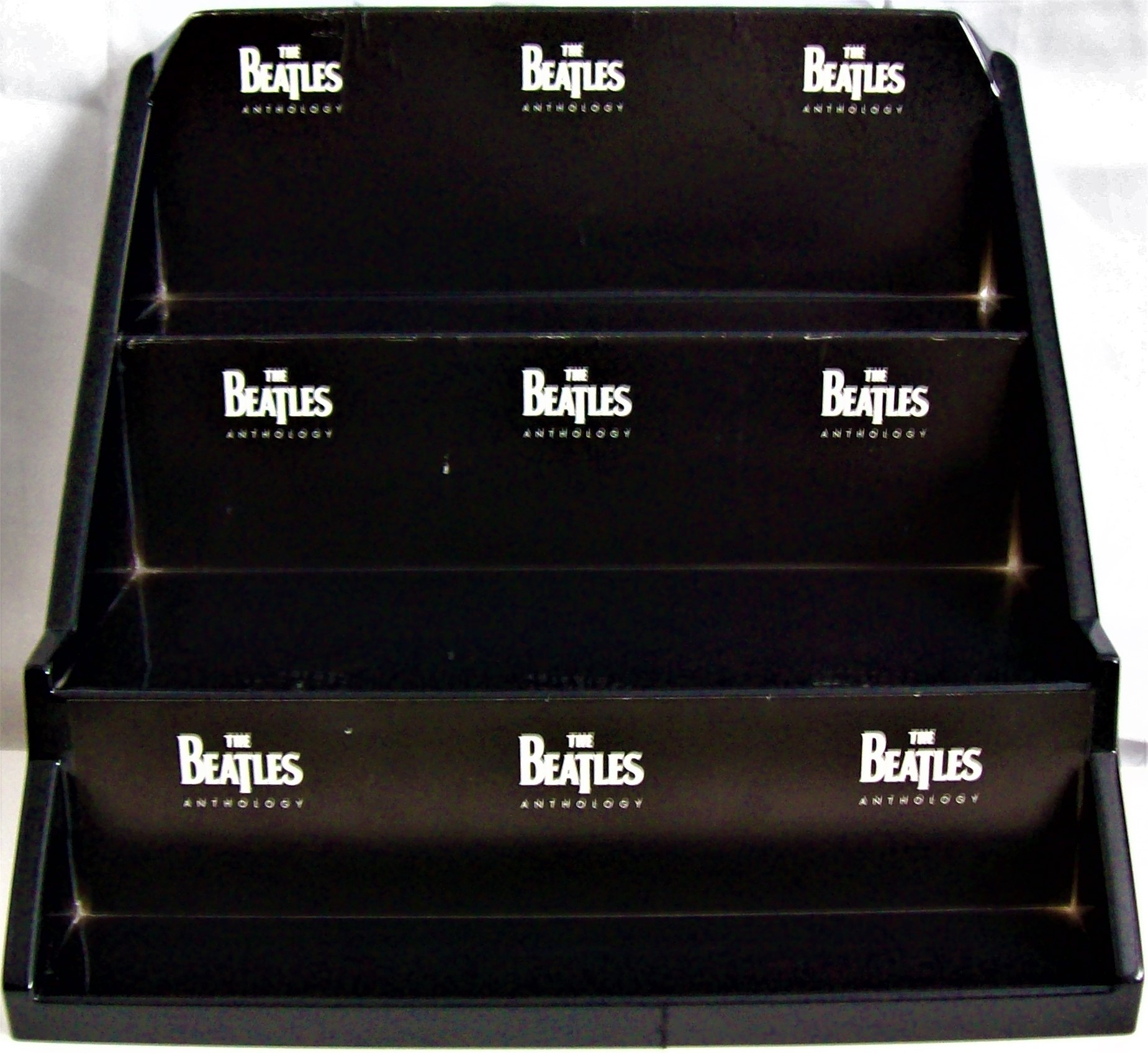 THE BEATLES U.K. RECORD COMPANY PROMO SHOP DISPLAY CD RACK 'ANTHOLOGY 1' ALBUM 1995.JPG