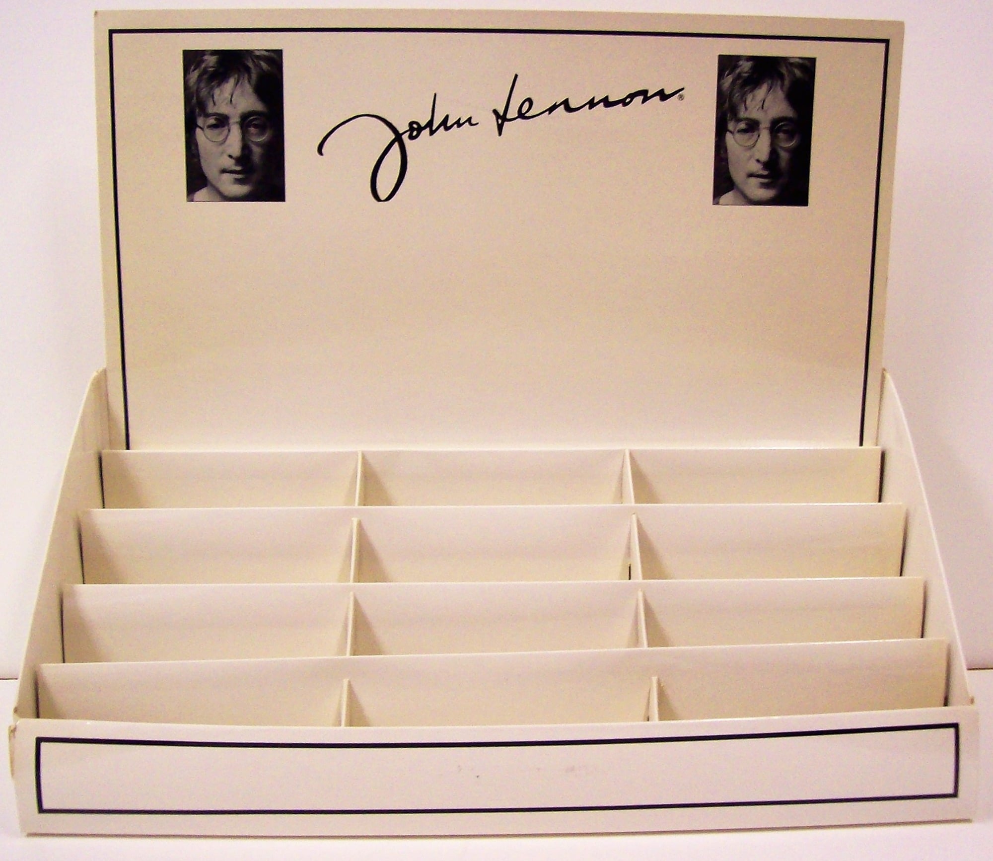 THE BEATLES JOHN LENNON U.K. PROMO SHOP DISPLAY RACK 1993.jpg