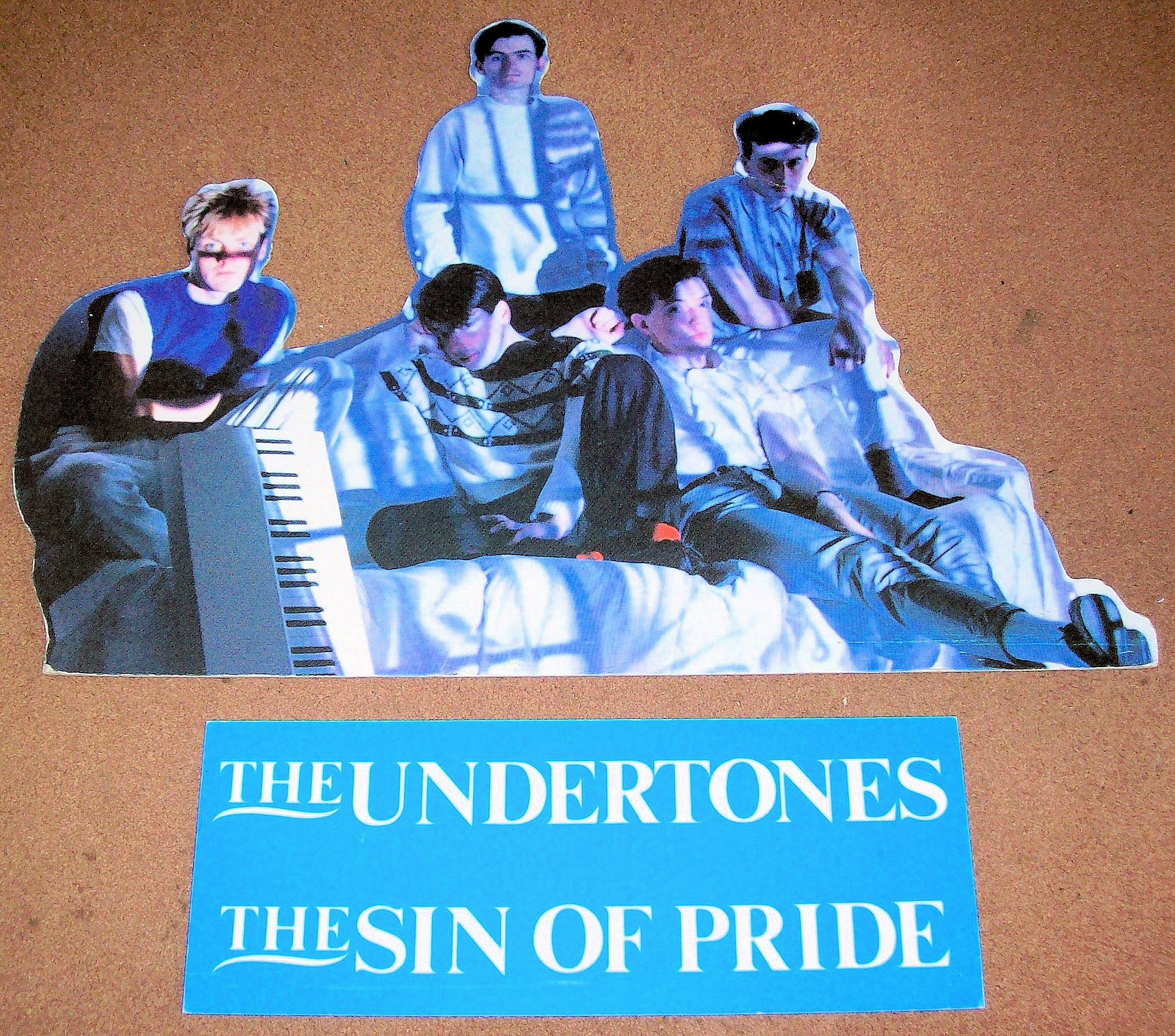 THE UNDERTONES U.K. RECORD COMPANY PROMO SHOP DISPLAY FLAT FOR THE ALBUM 'THE SIN OF PRIDE' IN 1983.JPG