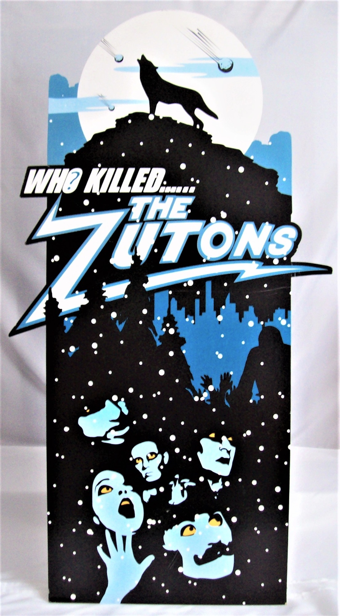 THE ZUTONS U.K. RECORD COMPANY PROMO SHOP DISPLAY STANDEE FOR THE DEBUT ALBUM 'WHO KILLED THE ZUTONS' IN 2004.JPG