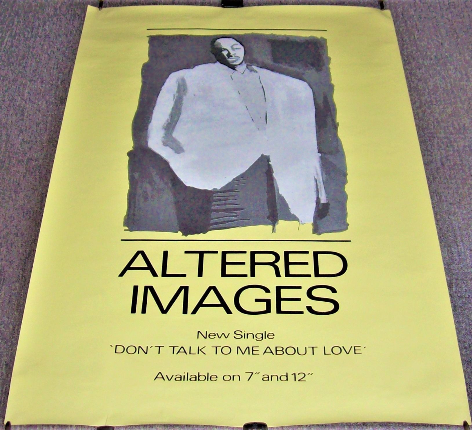 ALTERED IMAGES U.K. RECORD COMPANY PROMO POSTER 'DON'T TALK TO ME ABOUT LOVE' SINGLE 1983.JPG