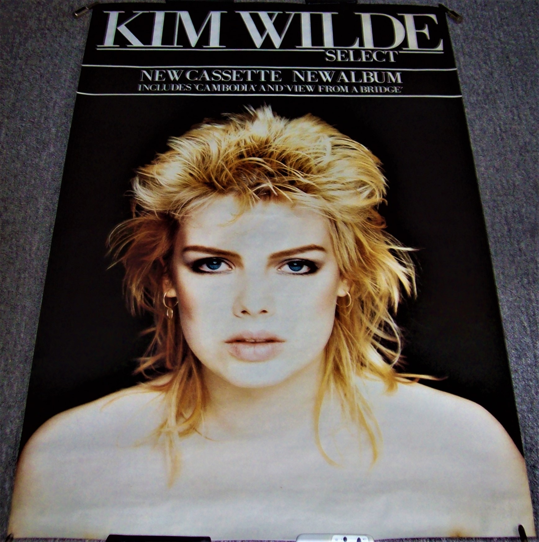 KIM WILDE U.K. RECORD COMPANY PROMO POSTER 'SELECT' ALBUM 1982.JPG
