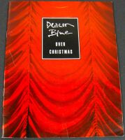 DEACON BLUE REALLY FABULOUS RARE 'OVER CHRISTMAS' U.K. TOUR PROGRAMME FROM 1989