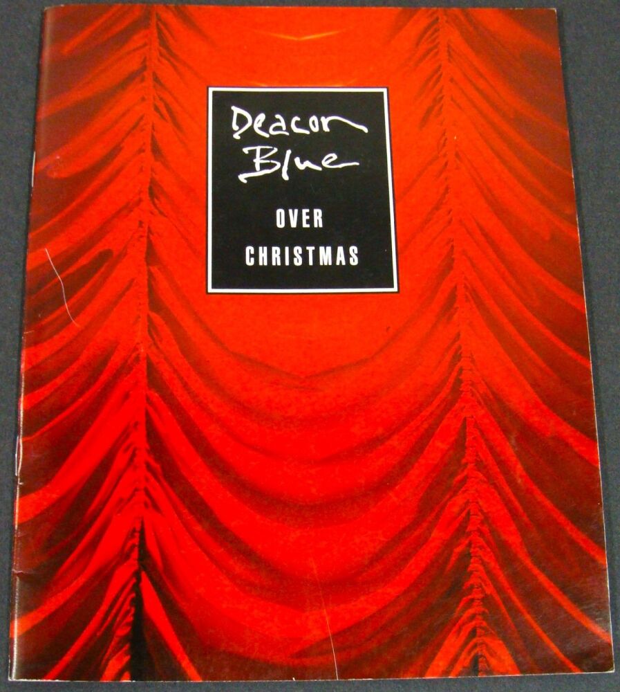 DEACON BLUE REALLY FABULOUS RARE 'OVER CHRISTMAS' U.K. TOUR PROGRAMME FROM 