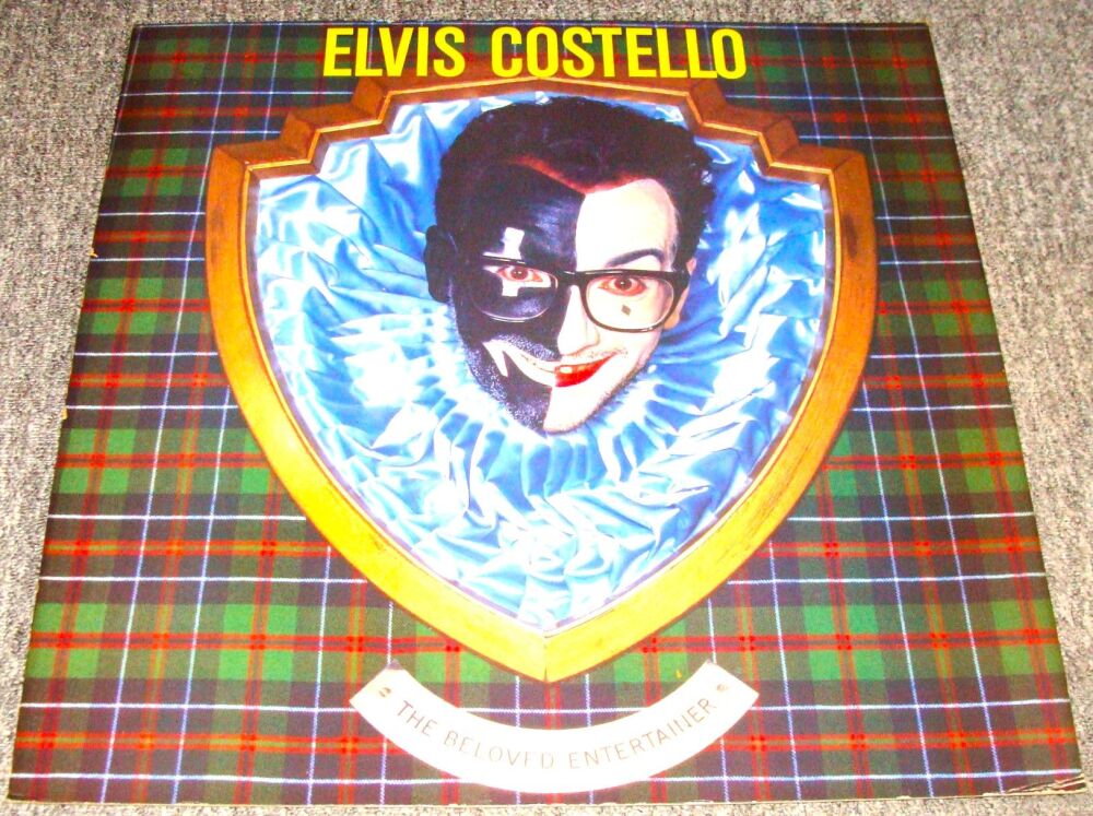 ELVIS COSTELLO U.K. RECORD COMPANY PROMO SHOP DISPLAY STANDEE 'SPIKE' ALBUM