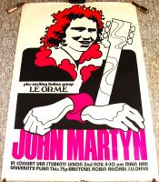 JOHN MARTYN STUNNING CONCERT POSTER FRI 2nd NOV 1973 UNIVERSITY EAST ANGLIA UK