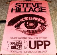 GONG STEVE HILLAGE SUPERB CONCERT POSTER SAT 4th DEC 1976 LEEDS UNIVERSITY U.K.