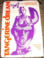 TANGERINE DREAM STUNNING CONCERT POSTER SAT 13th NOV 1976 REFECTORY LEEDS UNI UK