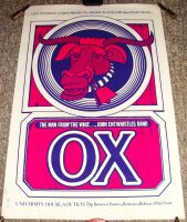 THE WHO JOHN ENTWISTLE'S OX RARE CONCERT POSTER FRI 24th JAN 1975 UEA NORWICH UK