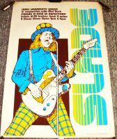 SLADE STUNNING RARE CONCERT POSTER FRI 15th JUNE 1973 REFECTORY LEEDS UNIVERSITY