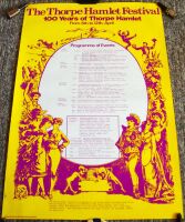 REALLY STUNNING THE THORPE HAMLET FESTIVAL POSTER 6th TO 12th APRIL 1973 NORWICH