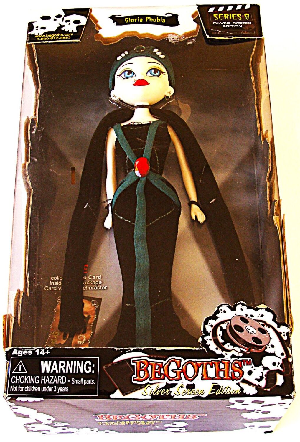 GLORIA PHOBIA STUNNING & RARE BEGOTHS DOLL SERIES 8 SILVER SCREEN EDITION 2