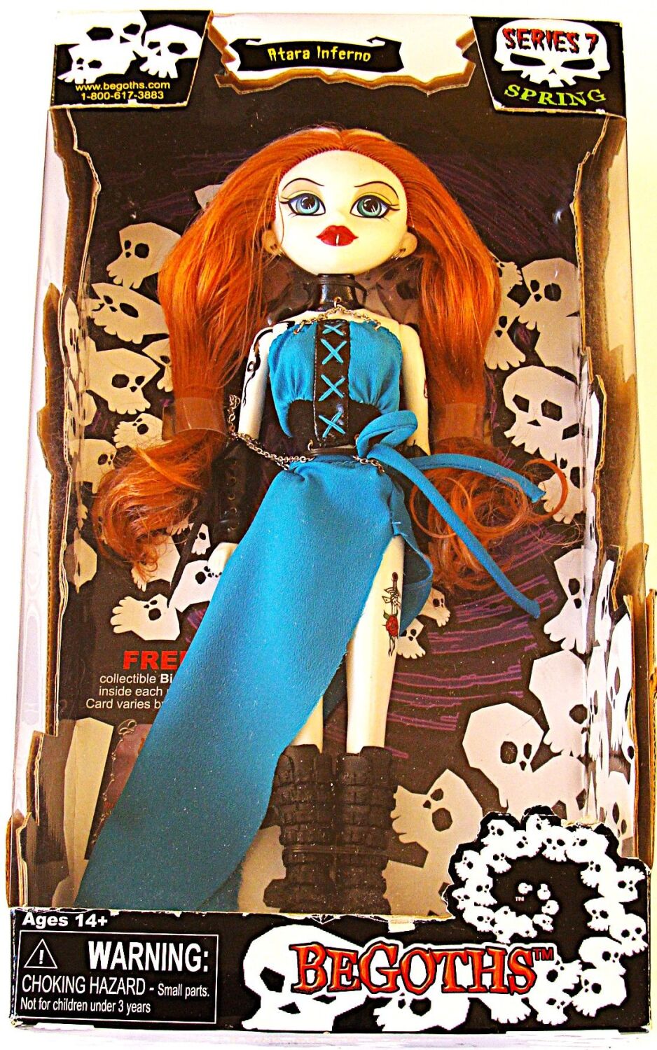 ATARA INFERNO REALLY GORGEOUS AND RARE BEGOTHS DOLL FROM SERIES 7 IN SPRING