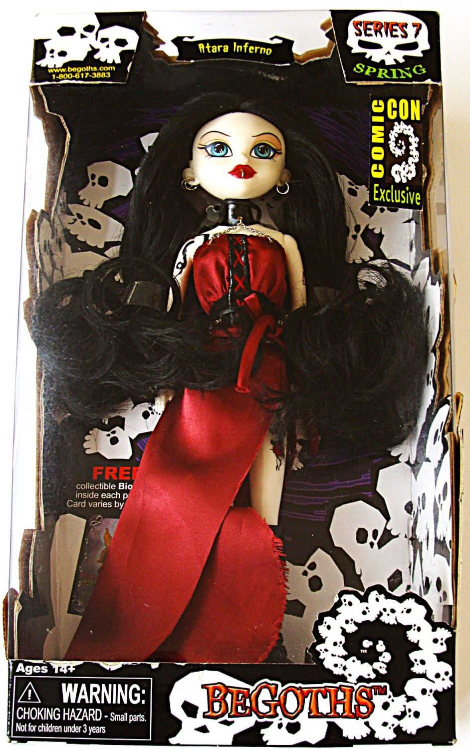 ATARA INFERNO STUNNING AND RARE COMIC CON EXCLUSIVE BEGOTHS DOLL SERIES 7 2