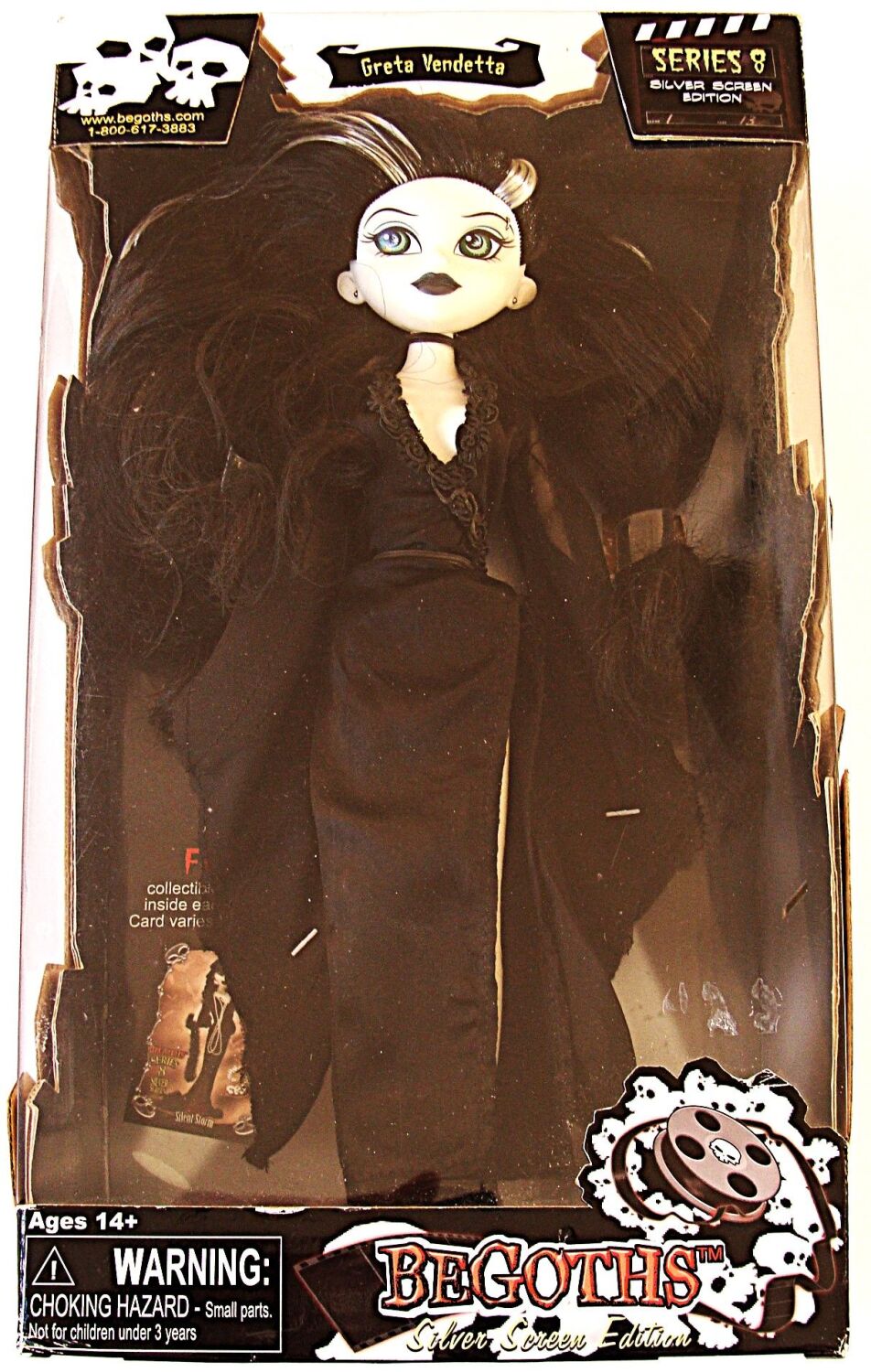 GRETA VENDETTA STUNNING RARE BEGOTHS DOLL SERIES 8 SILVER SCREEN EDITION IN