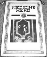 MEDICINE HEAD UK REC COM PROMO POSTER 'NEW BOTTLES OLD MEDICINE' DEBUT L.P. 1970