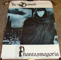 THE DAMNED STUNNING U.K. RECORD COMPANY PROMO POSTER 'PHANTASMAGORIA' ALBUM 1985