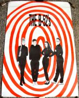 THE B-52'S REALLY STUNNING RARE U.S. RECORD COMPANY (REPRISE) PROMO POSTER 1989