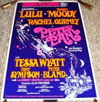 LULU RON MOODY PETER PAN SUPERB PANTOMIME THEATRE POSTER LONDON PALLADIUM 1975