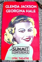 GLENDA JACKSON GARY OLDMAN 'SUMMIT CONFERENCE' POSTER LYRIC THEATRE LONDON 1982