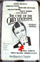 HYWEL BENNETT CASE OF OILY LEVANTINE POSTER HER MAJESTY'S THEATRE LONDON 1979