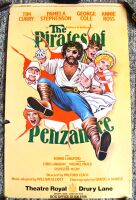 THE PIRATES OF PENZANCE THEATRE POSTER THEATRE ROYAL DRURY LANE LONDON 1982