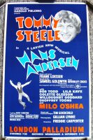 TOMMY STEELE 'HANS ANDERSEN' STUNNING RARE THEATRE POSTER LONDON PALLADIUM 1974