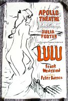 LULU JULIA FOSTER STUNNING RARE POSTER FOR THE APOLLO THEATRE LONDON IN 1971