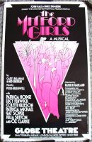 PATRICIA HODGE 'THE MITFORD GIRLS' SUPERB POSTER GLOBE THEATRE LONDON IN 1981