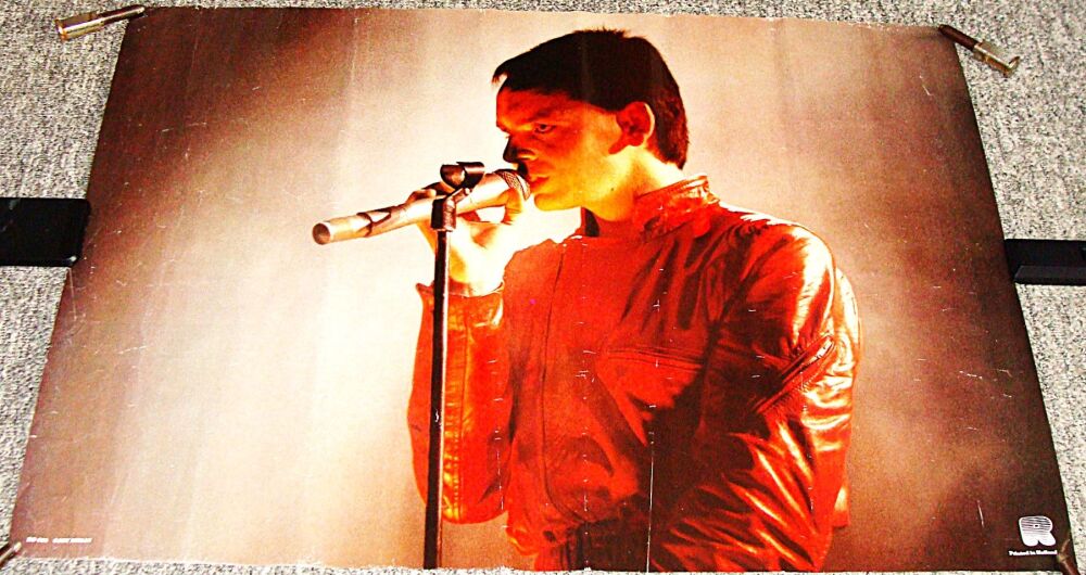 GARY NUMAN STUNNING RARE LIVE PERSONALITY POSTER 'R' DUTCH ISSUE RO 035 197