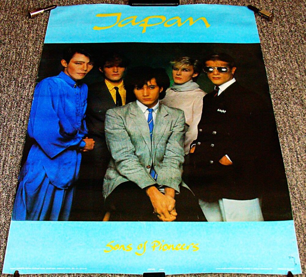 JAPAN STUNNING RARE U.K. ISSUE ANABAS POSTER AA 081 'SONS OF PIONEERS' SONG