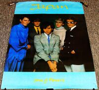 JAPAN STUNNING RARE U.K. ISSUE ANABAS POSTER AA 081 'SONS OF PIONEERS' SONG 1982