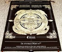 DIMMU BORGIR STUNNING RARE U.K. RECORD COMPANY PROMO POSTER 'EONIAN' ALBUM 2018