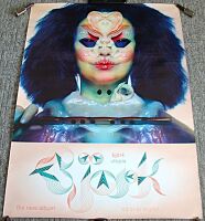 BJORK ABSOLUTELY STUNNING U.K. RECORD COMPANY PROMO POSTER 'UTOPIA' ALBUM 2017