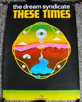 THE DREAM SYNDICATE U.K. RECORD COMPANY PROMO POSTER 'THESE TIMES' ALBUM 2019